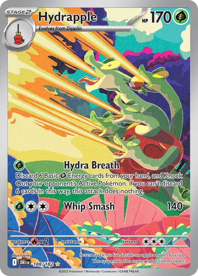 Pokemon Destined Rivals Hydrapple #188