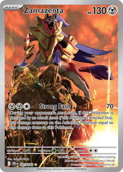 Pokemon Destined Rivals Zamazenta #201