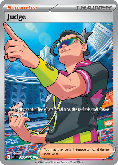 Pokemon Destined Rivals Judge #222