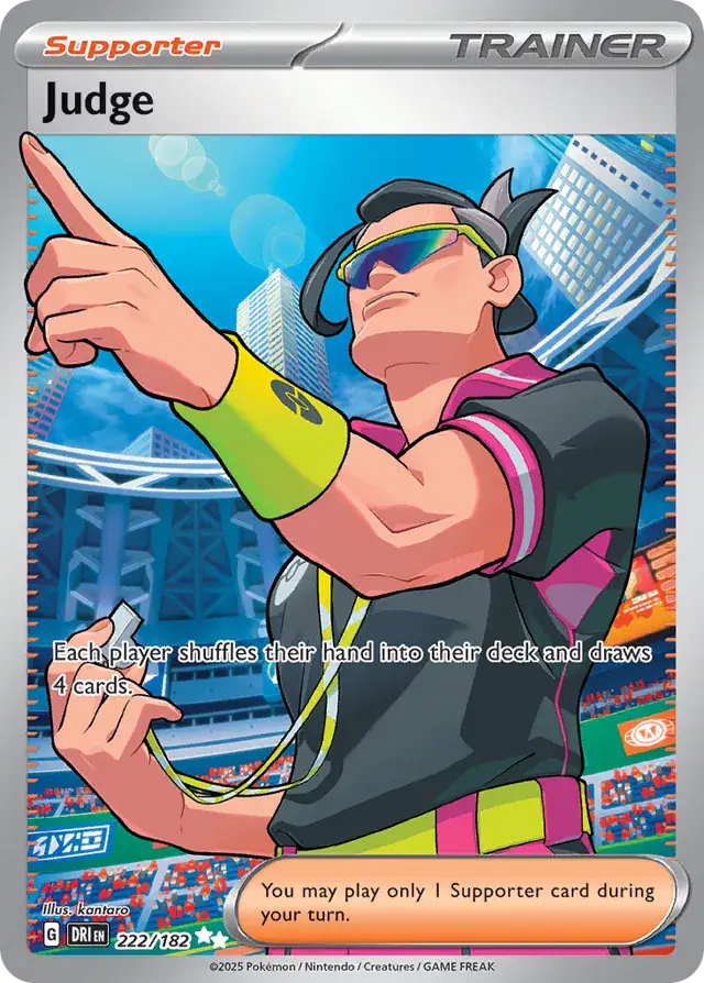 Pokemon Destined Rivals Judge #222