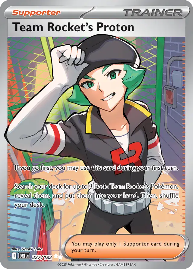 Pokemon Destined Rivals Team Rocket's Proton #227