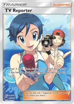 Pokemon Celestial Storm TV Reporter #167