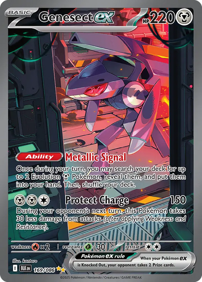 Pokemon Black Bolt Genesect #169