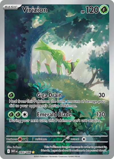 Pokemon White Flare Virizion #095