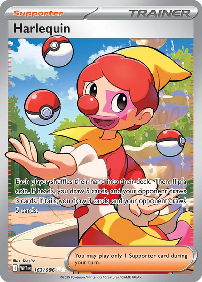 Pokemon White Flare Harlequin #163