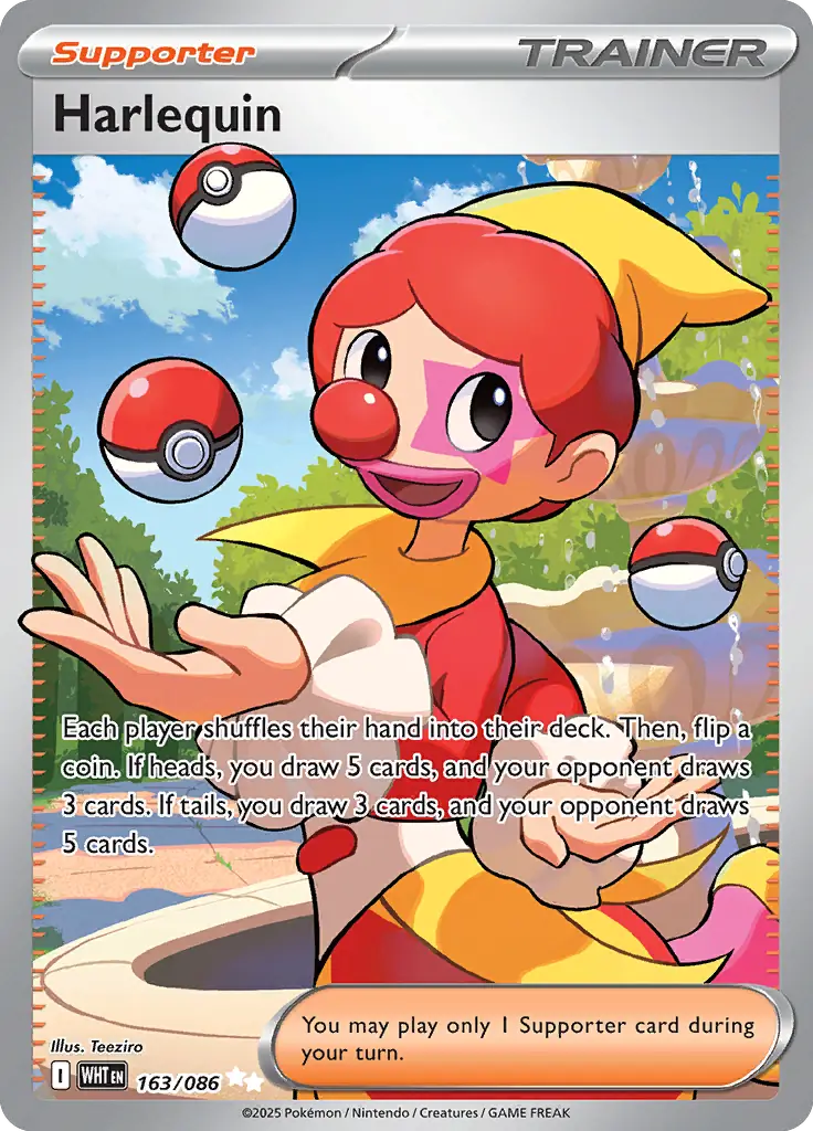 Pokemon White Flare Harlequin #163