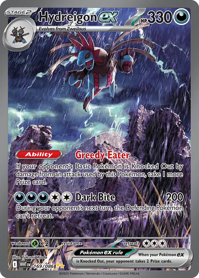 Pokemon White Flare Hydreigon #169