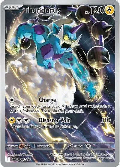 Pokemon Scarlet & Violet Promos Thundurus #209