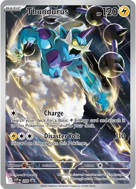 Pokemon Scarlet & Violet Promos Thundurus #209