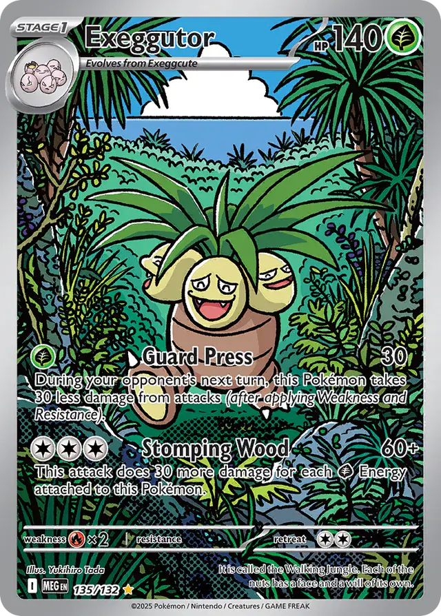 Pokemon Mega Evolution Exeggutor #135