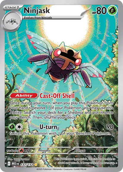 Pokemon Mega Evolution Ninjask #137