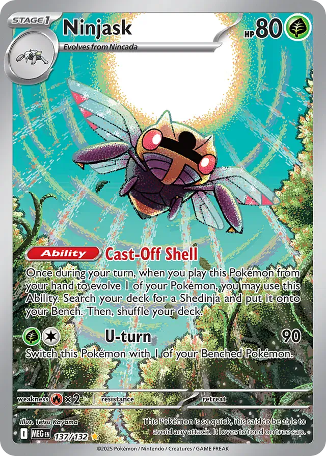 Pokemon Mega Evolution Ninjask #137