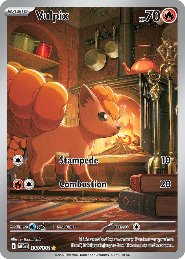 Pokemon Mega Evolution Vulpix #138