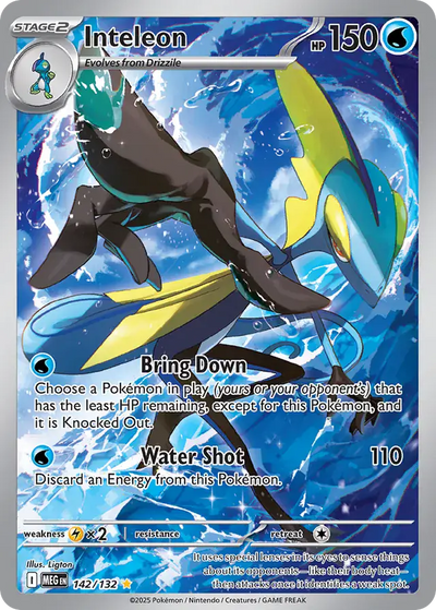 Pokemon Mega Evolution Inteleon #142