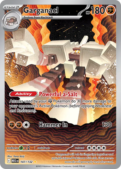 Pokemon Mega Evolution Garganacl #147