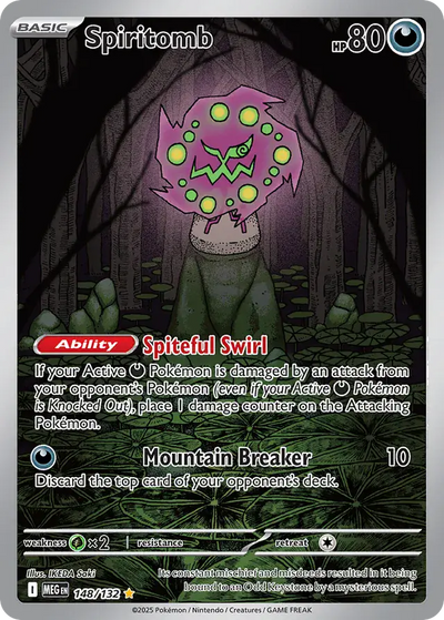 Pokemon Mega Evolution Spiritomb #148