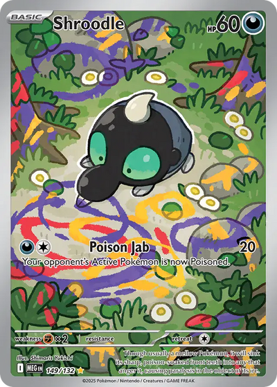 Pokemon Mega Evolution Shroodle #149