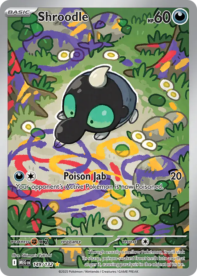 Pokemon Mega Evolution Shroodle #149