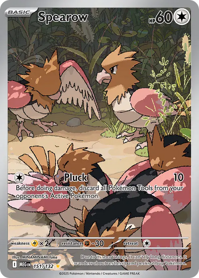 Pokemon Mega Evolution Spearow #151