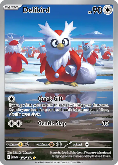 Pokemon Mega Evolution Delibird #152