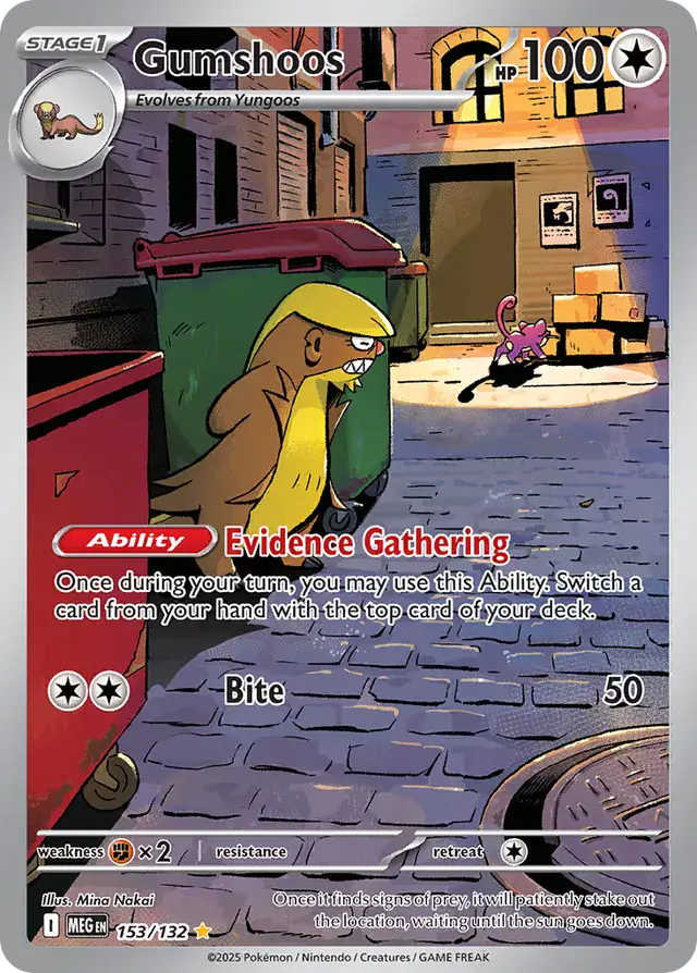 Pokemon Mega Evolution Gumshoos #153