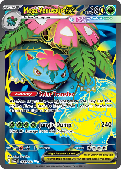 Pokemon Mega Evolution Mega Venusaur #155