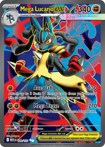 Pokemon Mega Evolution Mega Lucario #160
