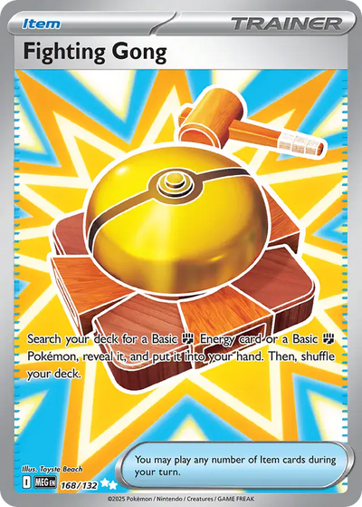 Pokemon Mega Evolution Fighting Gong #168