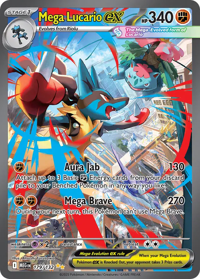 Pokemon Mega Evolution Mega Lucario #179