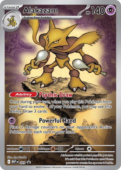 Pokemon Mega Evolution Promos Alakazam #009
