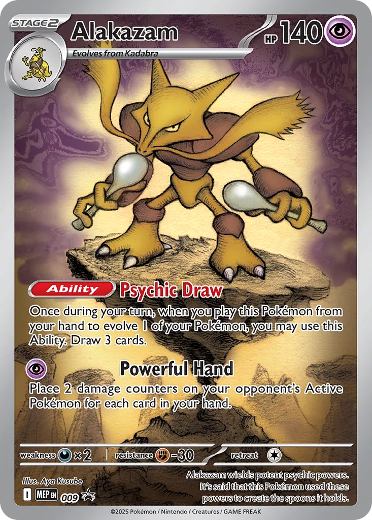 Pokemon Mega Evolution Promos Alakazam #009