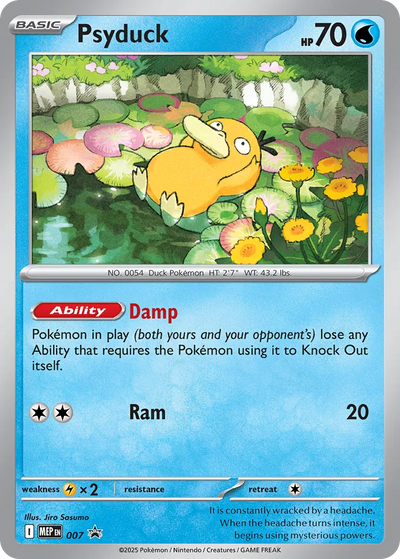 Pokemon Mega Evolution Promos Psyduck #007