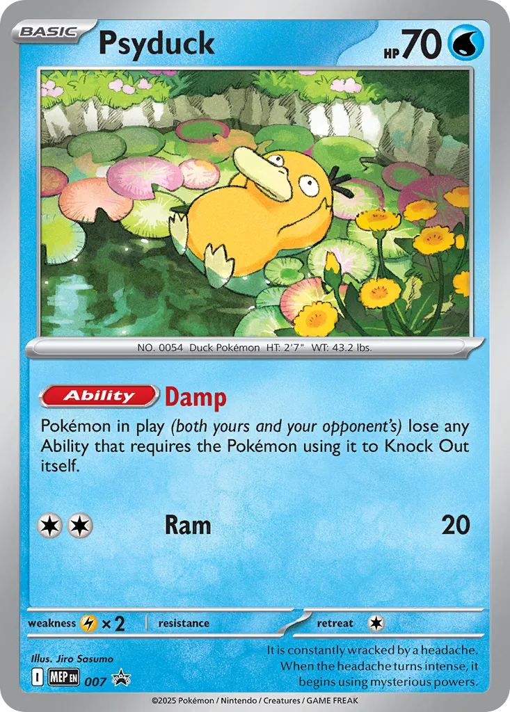 Pokemon Mega Evolution Promos Psyduck #007
