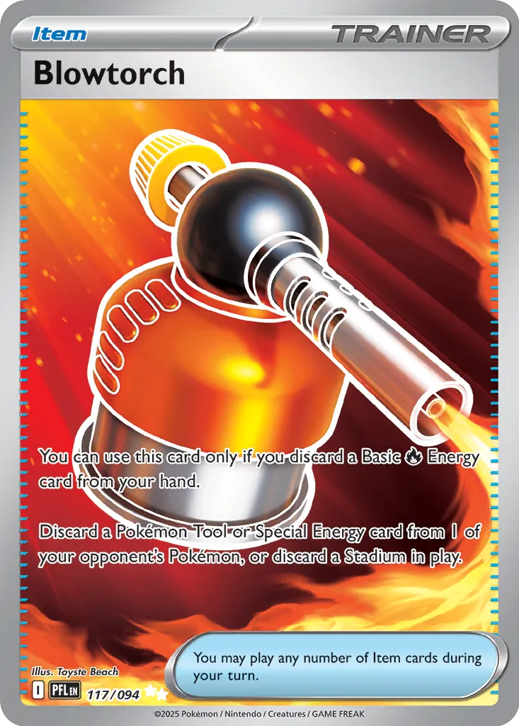 Pokemon Phantasmal Flames Blowtorch #117