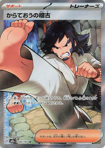 Pokemon JP Mega Dream Black Belt's Training #220
