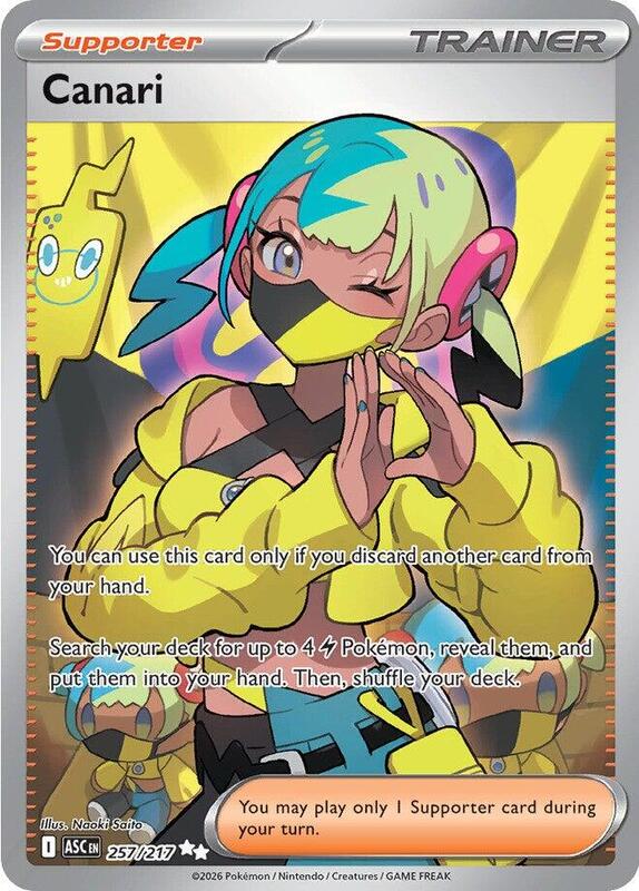 Pokemon Ascended Heroes Canari #257