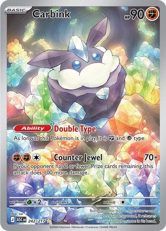 Pokemon Ascended Heroes Carbink #242