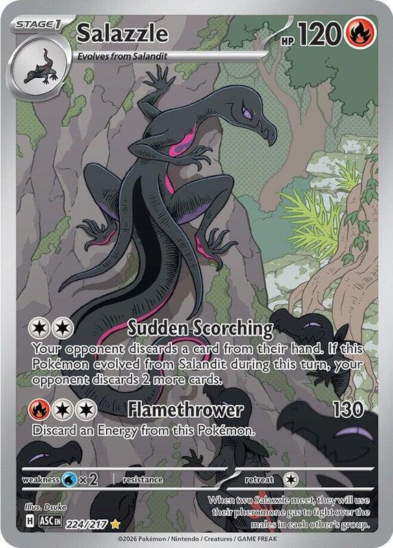 Pokemon Ascended Heroes Salazzle #224