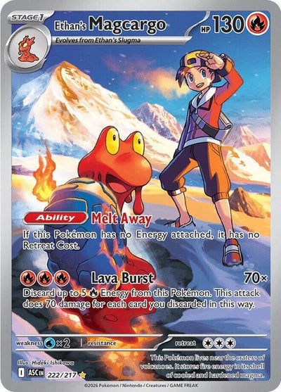 Pokemon Ascended Heroes Ethan's Magcargo #222