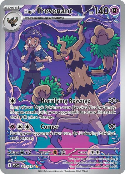 Pokemon Ascended Heroes Hop's Trevenant #237