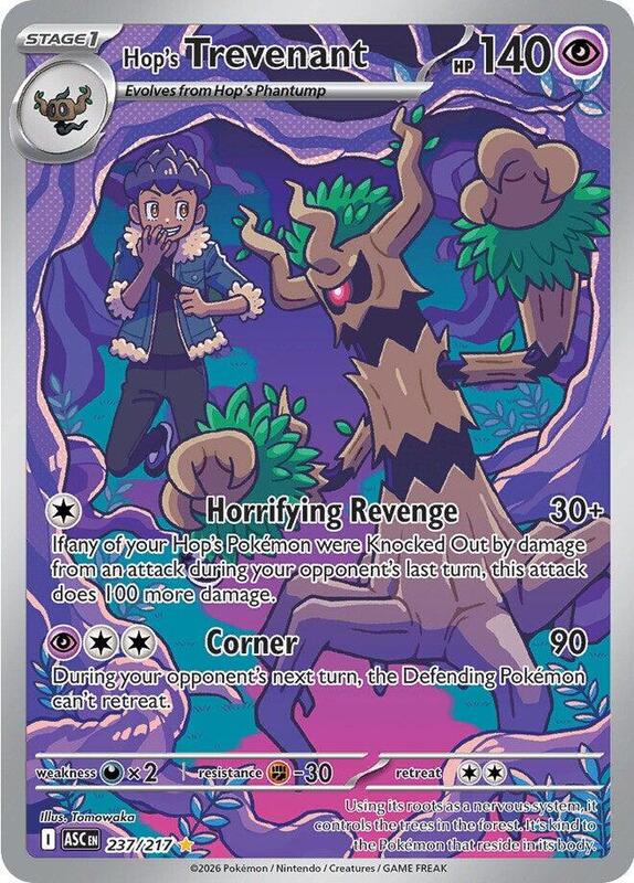 Pokemon Ascended Heroes Hop's Trevenant #237