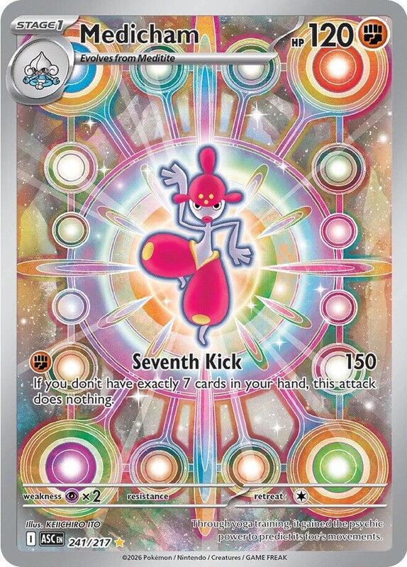 Pokemon Ascended Heroes Medicham #241