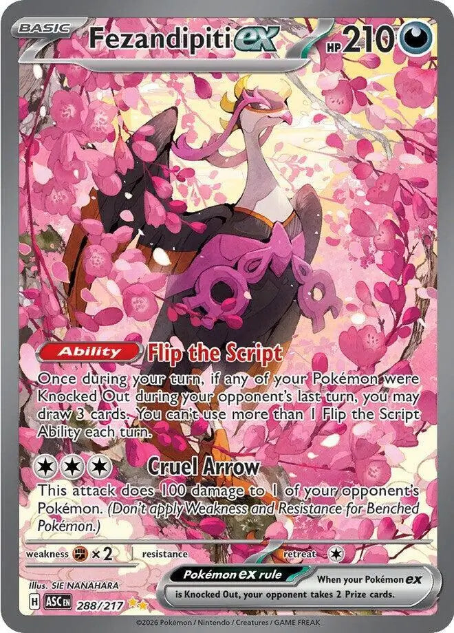 Pokemon Ascended Heroes Fezandipiti #288