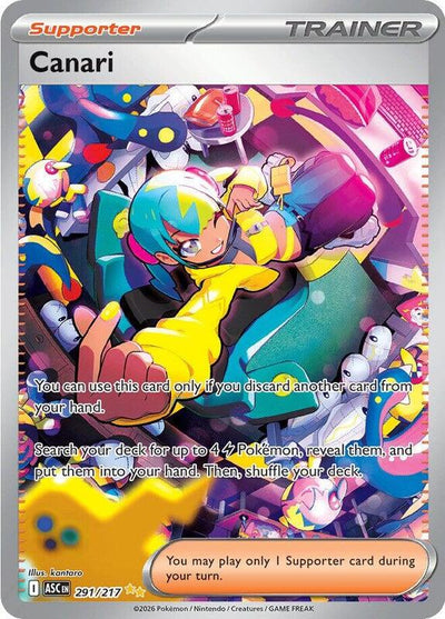 Pokemon Ascended Heroes Canari #291