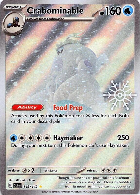 Pokemon Miscellaneous Promos Crabominable Holiday Calendar #149