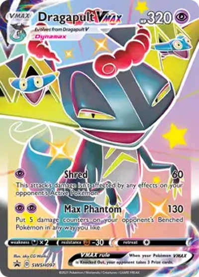 Pokemon Sword & Shield Promo Dragapult VMAX #SWSH097