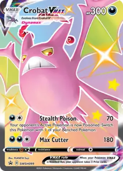 Pokemon Sword & Shield Promo Crobat VMAX #SWSH099