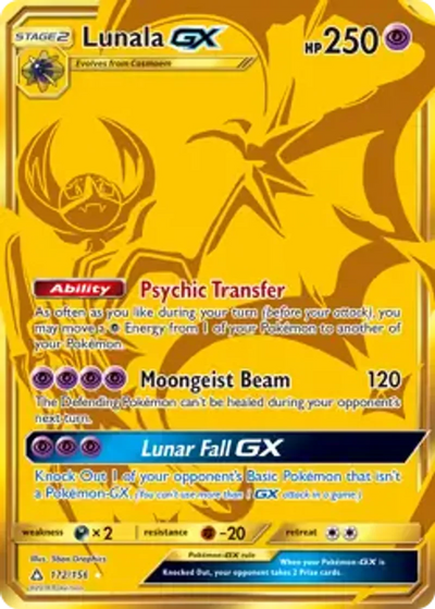 Pokemon Ultra Prism Lunala GX #172