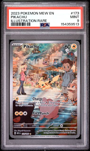 #173 PIKACHU PSA 9