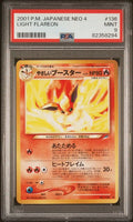 #136 LIGHT FLAREON PSA 9